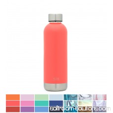 Simple Modern 17oz Bolt Water Bottle - Stainless Steel Hydro Swell Flask - Double Wall Vacuum Insulated Reusable Pink Small Kids Metal Coffee Tumbler Leak Proof Thermos - Primrose Marble 569664239
